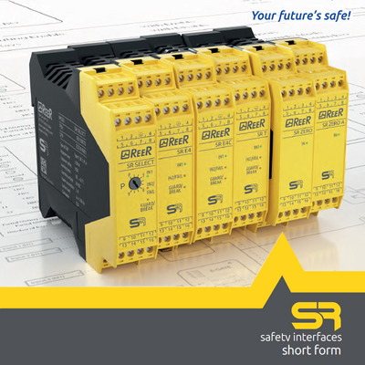 REER SR SAFETY RELAY BROCHURE MANUFACTURE REER  SR SAFETY RELAY BROCHURE